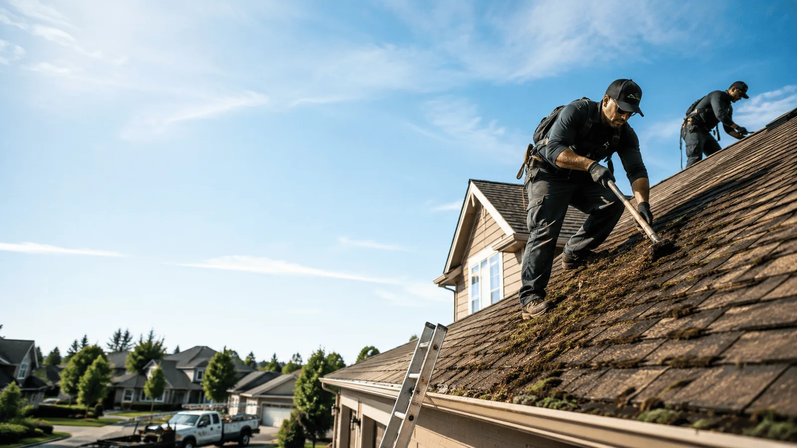 Roof Moss Removal in Elsah, IL near me